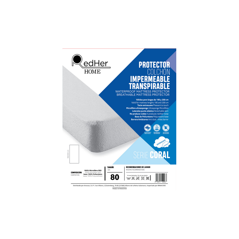 Protector de colchón Coral