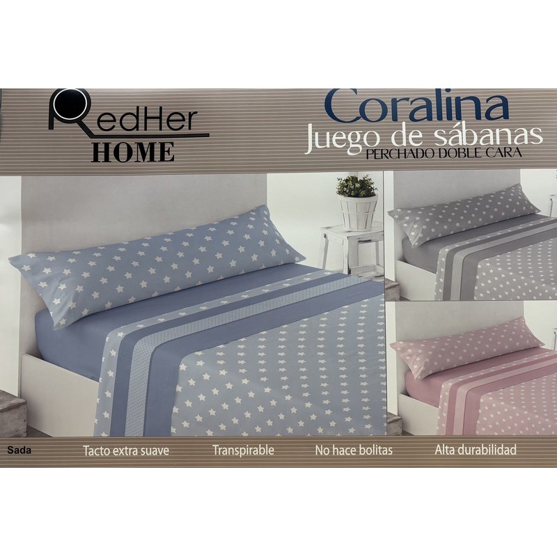 Sábanas coralina Sada