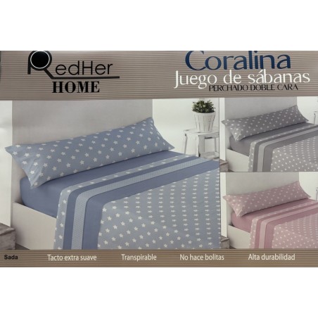 Sábanas coralina Sada