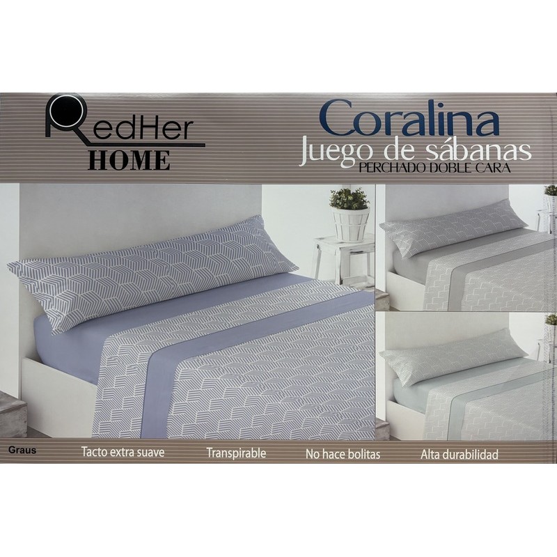 Sábanas coralina Graus