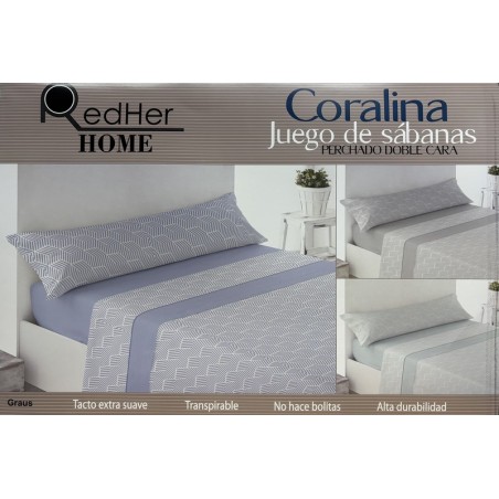 Sábanas coralina Graus