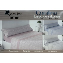 Sábanas coralina Alzira