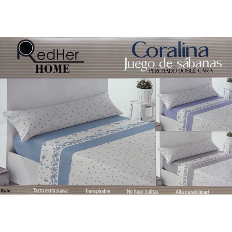Sábanas coralina Rubi